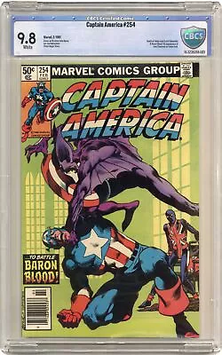 Buy Captain America #254 CBCS 9.8 1981 16-3238268-003 • 213.46£