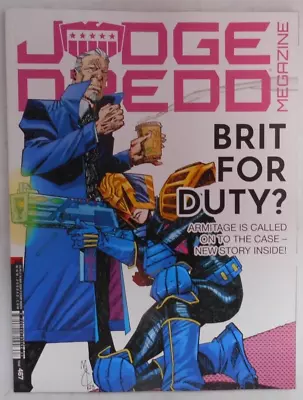 Buy 2000AD Judge Dredd Megazine #467 2024 Brit  For Duty! Armitage Is Called • 11.99£