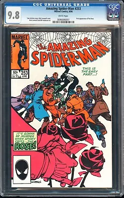 Buy Amazing Spider-Man #253 CGC 9.8 White Pages 1984 - 1st Appearance Of The Rose • 150.80£