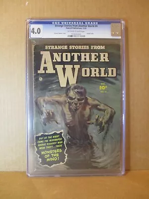 Buy Strange Stories From Another World 4 CGC 4.0 Saunders Zombie 1952 Fawcett Horror • 481.44£
