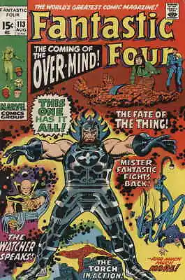 Buy Fantastic Four (Vol. 1) #113 FN; Marvel | Overmind - Stan Lee - John Buscema - W • 24.11£