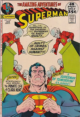 Buy Superman #247, 1972, DC 48 Page, Curt Swan, Guardians Of The Universe F+/VF • 19.76£