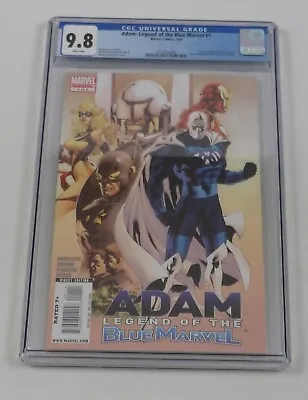 Buy Adam: Legend Of The Blue Marvel #1 CGC 9.8 - 1ST APPEARANCE - White Pages- MCU ? • 788.36£