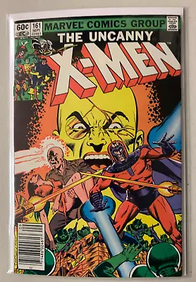 Buy Uncanny X-Men #161 Newsstand Marvel 1st Ser.  (8.0 VF) Origin Of Magneto (1982) • 15.99£