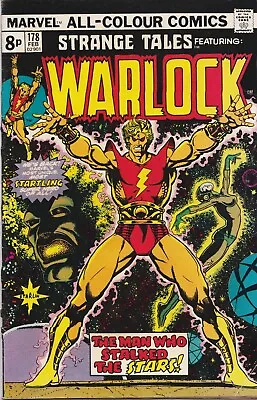 Buy Strange Tales Featuring Warlock #178 Feb 1975 VGC 4.0 • 39.99£