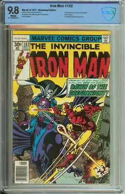 Buy Iron Man #102 Cbcs 9.8 White Pages // 1st Full Dreadknight Newsstand Edition • 591.27£
