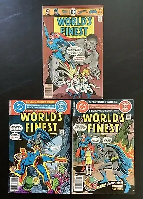 Buy Worlds Finest #241 260 262 Dc Superhero Comic Books Superman Batman Green Arrow • 15.18£
