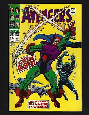 Buy Avengers #52 FN 1st Grim Reaper Black Panther Joins Scarlet Witch Quicksilver • 38.74£