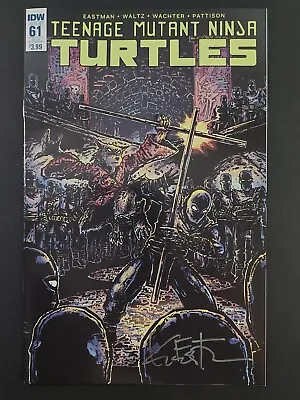 Buy Teenage Mutant Ninja Turtles TMNT #61 IDW - Auto - Signed By Kevin Eastman W/COA • 19.29£