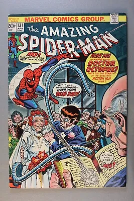 Buy The AMAZING SPIDER-MAN #131  Aunt May Is Marrying Doc Ock?  ROMITA & KANE COVER! • 30.98£