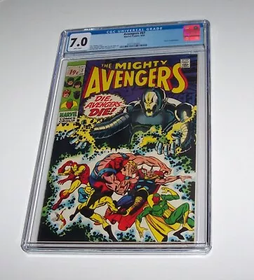 Buy Avengers #67 - DC 1969 Silver Age Issue - CGC FN/VF 7.0 • 76.06£