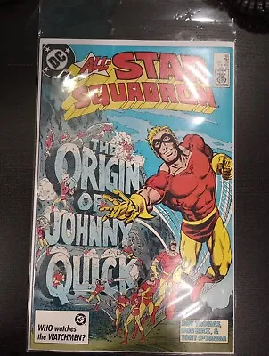 Buy All-Star Squadron #65 (Jan. 87') NM- (9.2) Origin Of Johnny Quick/ Don Heck Art • 3.95£