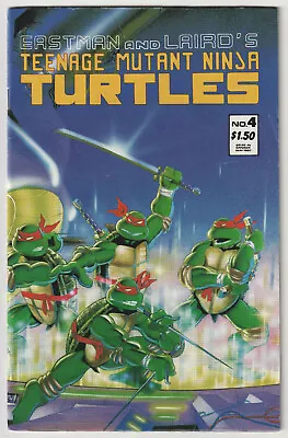 Buy M2025: Teenage Mutant Ninja Turtles #4, Vol 1, F+/VF Condition, 2nd Printing • 217.74£