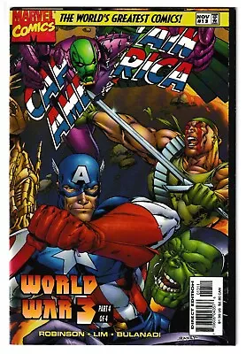 Buy Captain America #13 - Marvel 1997 - Series 2 [World War 3] [Ft The WildCATs] • 7.49£
