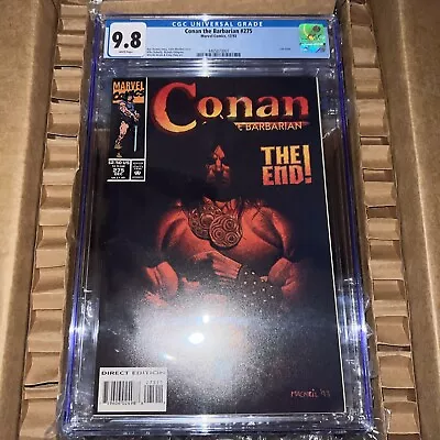 Buy Conan The Barbarian #275 CGC 9.8 VHTF 9.8! Final Issue! • 280.17£
