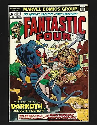 Buy Fantastic Four #142 FNVF Buckler 1st Darkoth Medusa Wyatt Wingfoot Doctor Doom • 11.85£