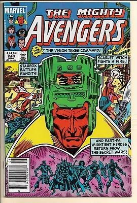 Buy Avengers #243 VF- (1984) 1st Mention Of West Coast Avengers! HTF Newsstand • 7.21£