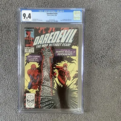 Buy Daredevil #270 CGC 9.4 1989 1st Blackheart • 47.44£