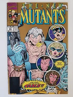 Buy New Mutants 87 Here Comes The Man Called Cable Marvel Copper Age 1990 • 19.77£