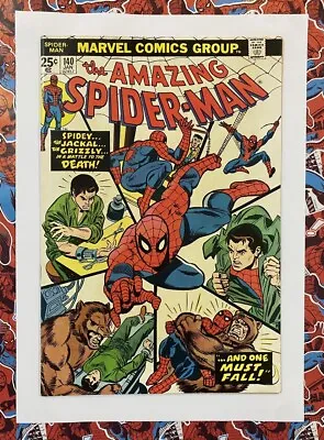Buy Amazing Spider-man #140 - Jan 1975 - Jackal Appearance! - Vfn (8.0) Cents Copy! • 49.99£