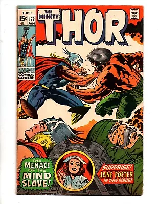 Buy Thor #172 Fn 6.0   The Menace Of The Mind Slave  • 19.77£