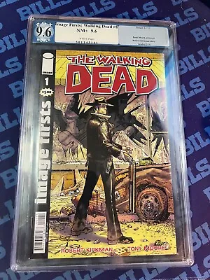 Buy WALKING DEAD #1 Graded PGX 9.6  IMAGE FIRSTS REPRINT SDCC 2012 NM+ • 157.71£