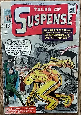 Buy Tales Of Suspense Comic (marvel,1963) #41 3rd App. Of Iron Man!! Silver Age ~ • 159.90£