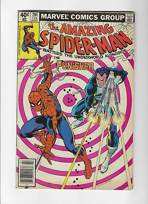 Buy Amazing Spider-Man #201 Newsstand Punisher & Spiderman 1963 Series Marvel • 31.76£