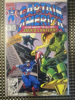 Buy Captain America #396 Marvel 1992 1st App. The New JACK O' LANTERN! Very Nice Key • 3.06£