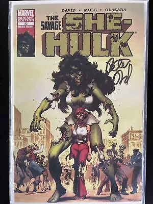 Buy She-Hulk #22 (Marvel) Savage SheHulk #1 Homage Zombie Variant Signed Peter David • 71.72£