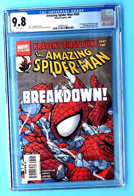 Buy ☢️amazing Spider-man #565 Cgc 9.8☢️1st Appearance Of New Kraven☢️key Issue☢️ • 110.68£