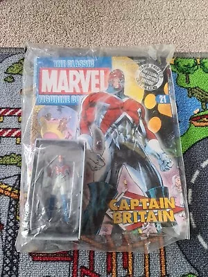 Buy The Classic Marvel Figurine Collection Captain Britain 21 - Unopened • 5£