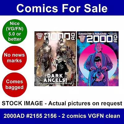 Buy 2000AD #2155 2156 - 2 Comics VGFN Clean • 4.99£