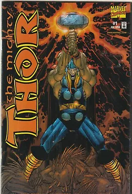 Buy Thor #1 Dynamic Forces DF Variant Cover 1998 Marvel COA NM • 7.98£