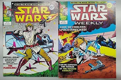 Buy Star Wars Weekly #33 #34 UK 1978 Comic Magazines • 32.16£