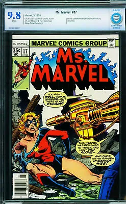 Buy MS. MARVEL #17-cbcs 9.8 Wp-First MYSTIQUE Cameo-Marvel-1978 • 400.40£