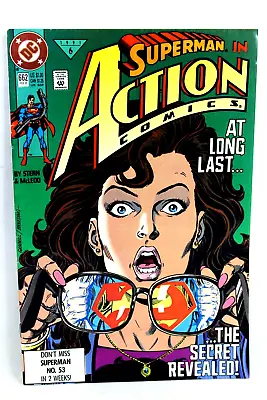 Buy Action Comics #662 Secret Identity Revealed To Lois Lane 1991 DC Comics F-/F • 1.70£