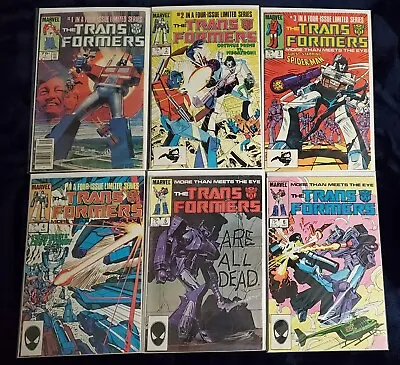 Buy Transformers #1 Newsstand + 2-6 (1984-1985, Marvel) - VG/FN, ALL FIRST PRINTS!!! • 118.25£