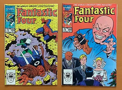 Buy Fantastic Four #299 & 300 (Marvel 1987) 2 X VF/NM & FN/VF Copper Age Comics • 19.95£