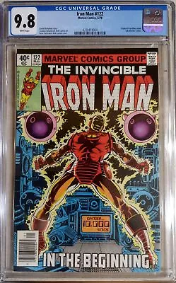 Buy Iron Man 122 CGC 9.8 1979 Origin Story Retold Marvel Comics Sub-Mariner Cameo • 127.10£