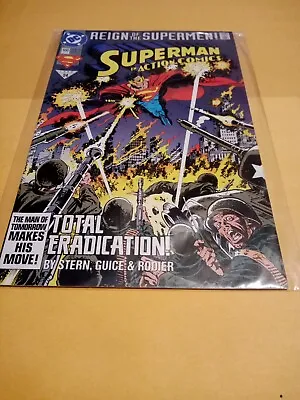 Buy Action Comics Superman Issue #690 (August 1993, DC Comics) Reign Of The Supermen • 4.01£