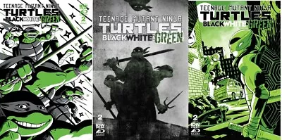Buy Teenage Mutant Ninja Turtles: Black, White, And Green #2  Cover Select  *PRESALE • 20.07£