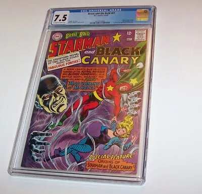 Buy Brave And The Bold #61 - DC 1965 Silver Age Issue - CGC VF- 7.5 - 1st S.A. Mist • 172.13£