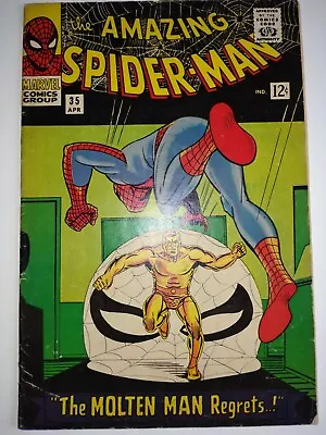 Buy The Amazing Spider-Man #35 (1966) (Low Grade Reading Copy) By Stan Lee / Ditko • 9.59£