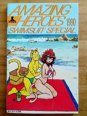 Buy Amazing Heroes Swimsuit Special #1 (1990) - Omaha The Cat Dancer - Fantagraphics • 24.99£