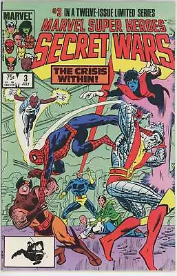 Buy Marvel Super Heroes Secret Wars #3 (1984) - 9.0 VF/NM 1st App Titania/Volcana • 12.75£