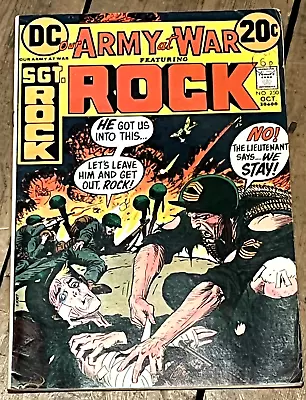 Buy VINTAGE 1972 DC OUR ARMY AT WAR FEATURING SGT. ROCK COMIC No.250 OCT GOOD • 3.99£