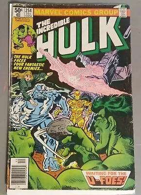 Buy 1980 The Incredible Hulk #254 Marvel Comics KEY ISSUE 1st Team Appearance U-Foes • 31.37£