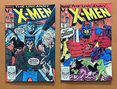 Buy Uncanny X-Men #245 & 246 (Marvel 1989) 2 X VF- Comics. • 12.50£