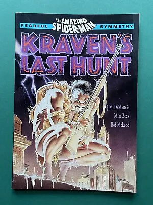 Buy Kraven's Last Hunt, Amazing Spider-Man TPB VF (Marvel '90) 1st Print Graph Novel • 17.99£